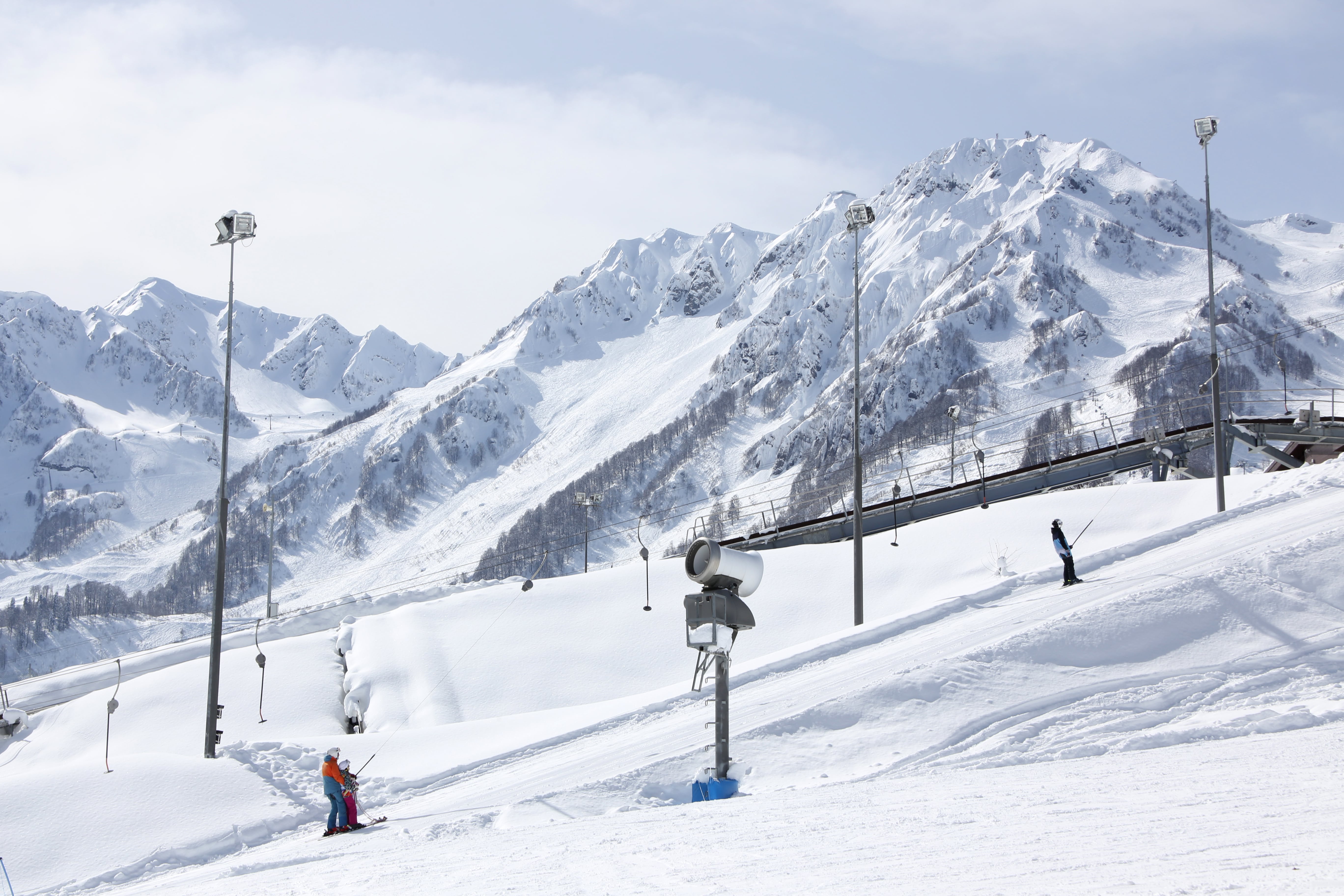 На горнолыжках в Сочи заработал единый ски-пасс